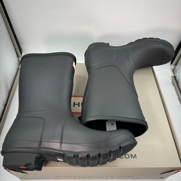 Hunter Women's Original Short Boot Black Matte US 9 Waterproof, Rain Boot New - Picture 7 of 16
